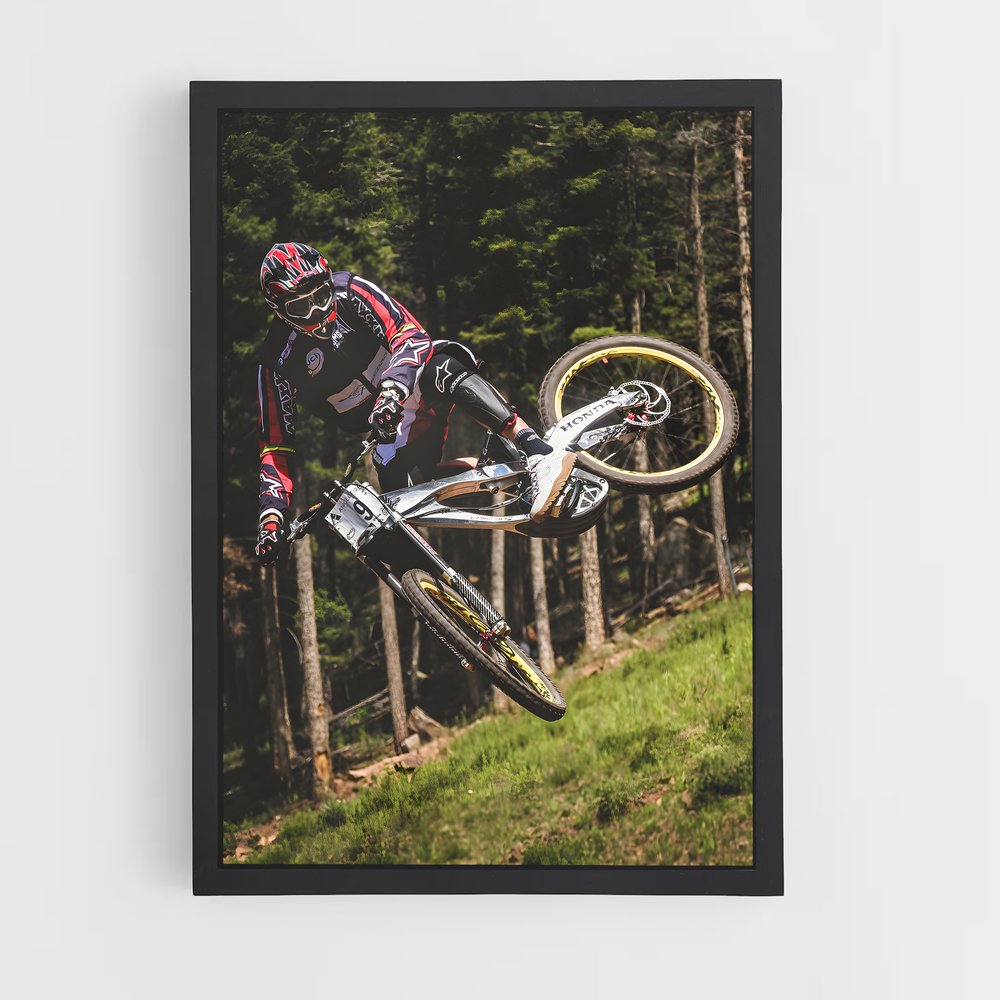 Poster Trickster à VTT – affiche Cyclisme (vue 2)